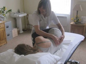Lower back pain being dealt with